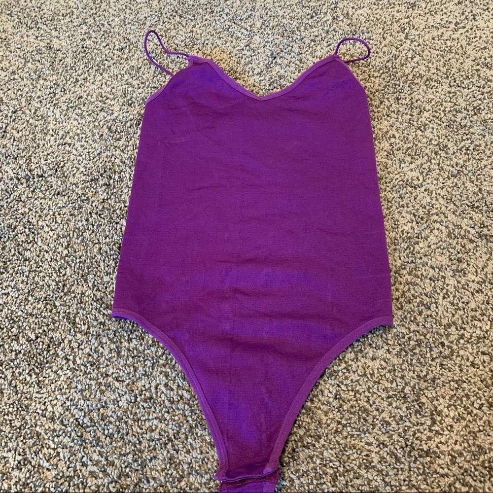 SWS essentials purple bodysuit S